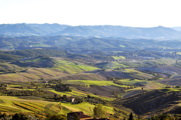 Paisaje en la Toscana, Volterra.