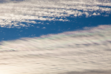 Green and Purple Accent in Clouds