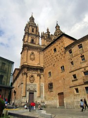 Street scene in Salamanca, Spain.