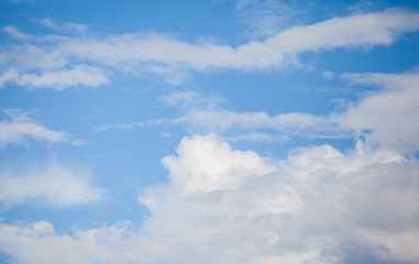Obraz premium Cloud and blue sky.