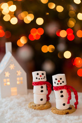 simboli di natale, puppazzo di neve