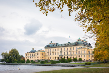 View over Drottningholm Palace in Stockholm, Sweden