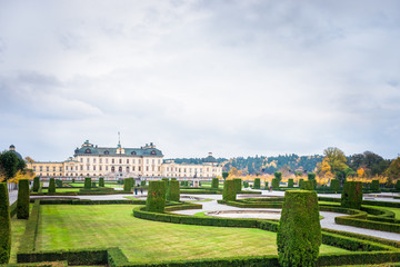 View over Drottningholm Palace in Stockholm, Sweden