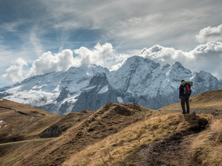 Obraz premium Marmolata Dolomiten
