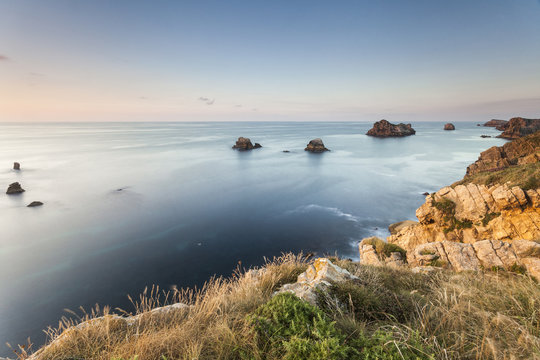 Beautiful coastline in northern Spain