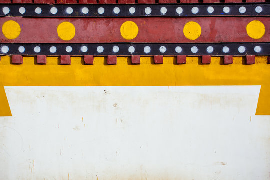 The lama temple wall
