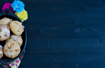 Fiesta mexicana, bread of death.