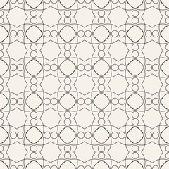 Vector seamless pattern. Abstract composition.