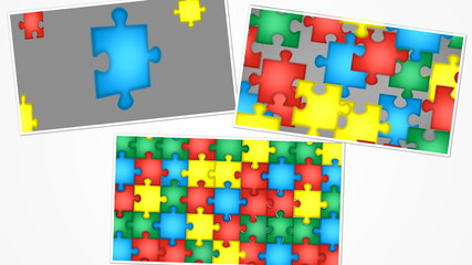 Puzzle Pieces Transitions Pack