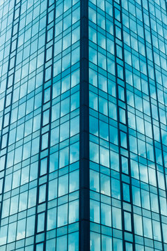 Exterior of modern office building