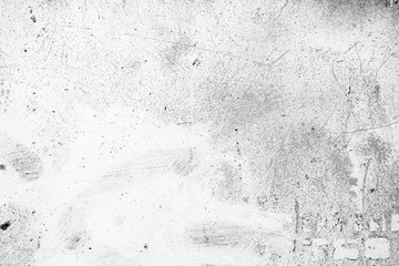 Wall fragment with scratches and cracks