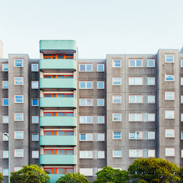 1960s Retro Apartment Block