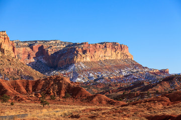 The canyons of Capitol Reef National Park, Utah