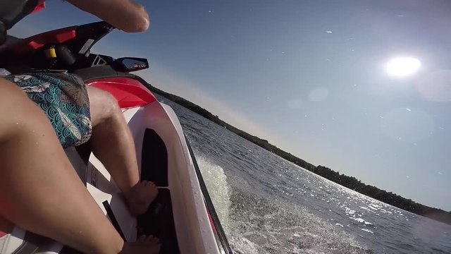 seadoo low hull angle while driving slow motion
