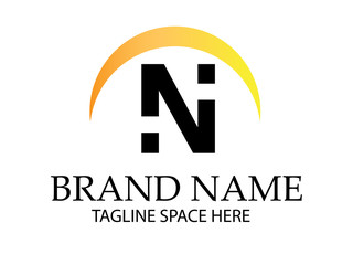 N Letter Logo Design 
