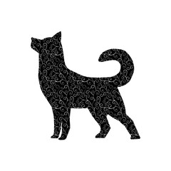 New Year 2018 black dog