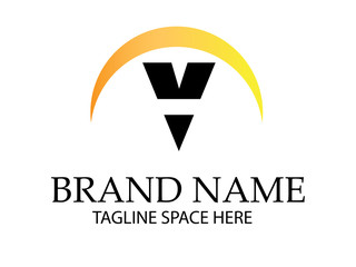 V Letter Logo Design