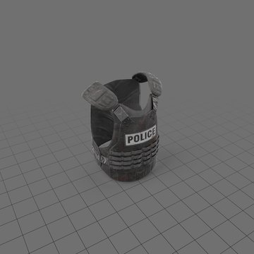 Bulletproof riot gear vest 1