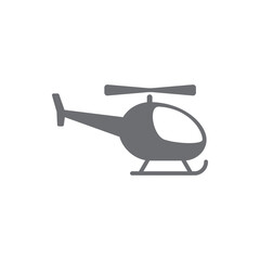 helicopter icon. Simple Set of Transport Vector Line Icons.
