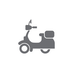 scooter icon. Simple Set of Transport Vector Line Icons.