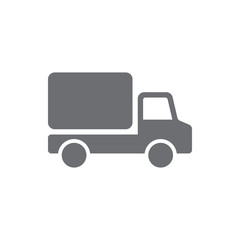 Truck icon. Simple Set of Transport Vector Line Icons.