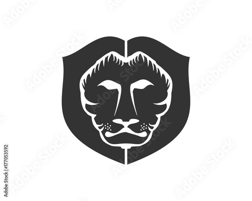 lion security stock image