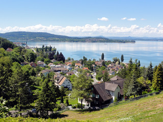 Herrlicher Blick auf den Untersee Bodensee Salenstein Thurgau Schweiz