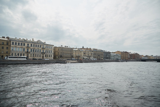 View of the city from the Neva River