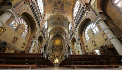 Fototapeta premium Basílica del Sagrado Corazón de Jesús, Gijón, Asturias