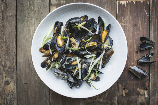 Asian style mussels