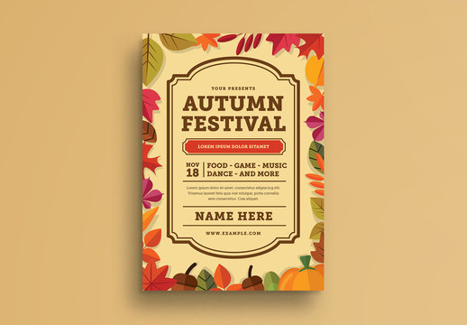 Autumn Festival Flyer Layout 1