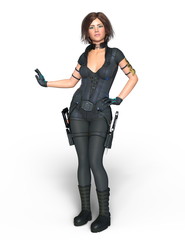 Fototapeta premium 女性戦士