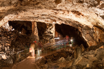Scene from the amazing bulgarian cave Saeva Dupka
