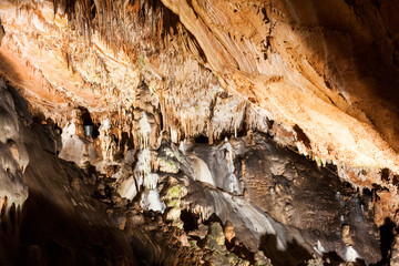 Scene from the amazing bulgarian cave Saeva Dupka
