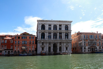 view of the palaces on the venice b