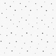 Polka dot abstract pencil sketch on paper background illustration, doodle style