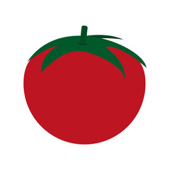 tomato whole fruit icon image vector illustration design 