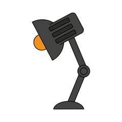 desk lamp icon image vector illustration design 