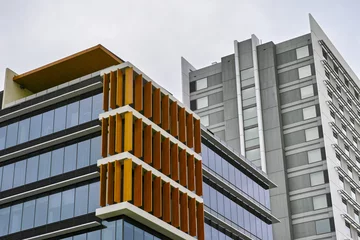 Photo sur Plexiglas construction de la ville Tall Office Buildings at Olympic Park, Sydney, Australia