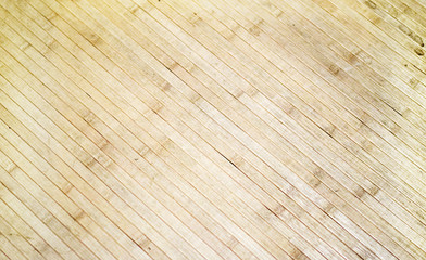 Tatami bamboo mat on floor