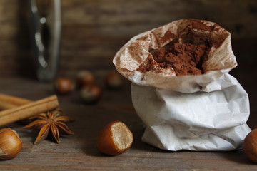 CACAO IN POLVERE NELLA BUSTINA