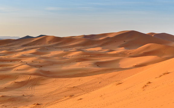 Erg Chebbi Sand dunes near Merzouga, Morocco © Elena Odareeva