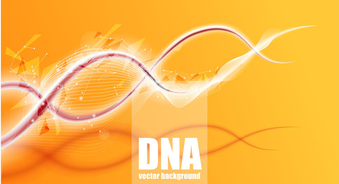 DNA structure molecule, hemical medical science vector illustration. Science background. vector illustration