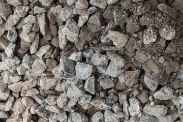 Texture canvas background of gravel