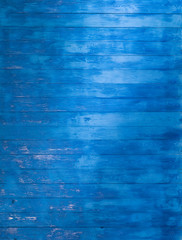 Blue Barn.Fresh blue paint on a wooden surface,rustic turquoise background.Abstract Web Banner.