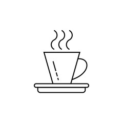 Coffee maker icon logo design illustration