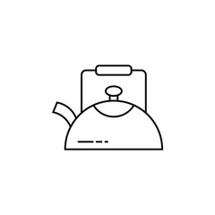 Coffee maker icon logo design illustration