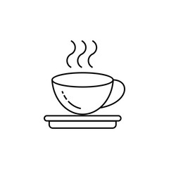 Coffee maker icon logo design illustration
