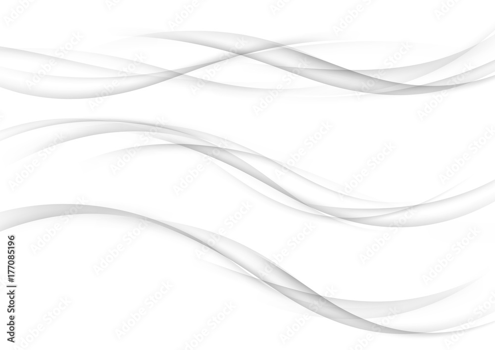 Wall mural modern futuristic soft smoke gradient flow lines collection