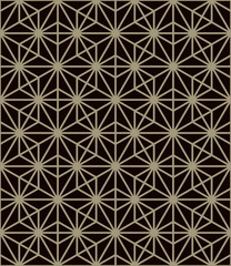 Traditional japanese pattern. Geometric background, vector illustration